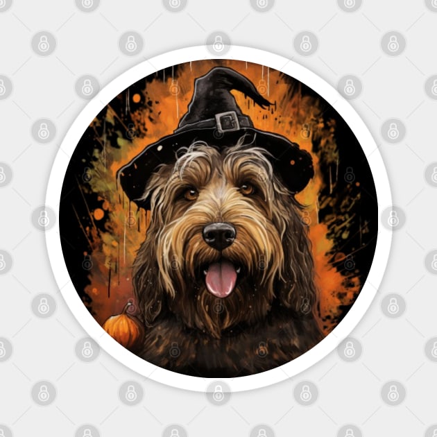 Otterhound Halloween Magnet by NatashaCuteShop